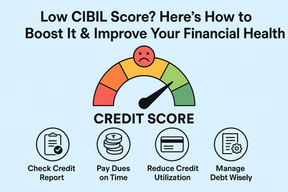 Low CIBIL Score? Here’s How to Boost It & Improve Your Financial Health!